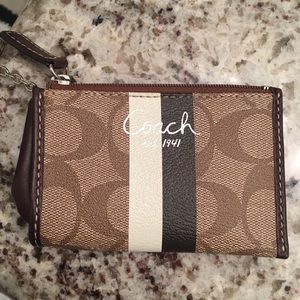 Coach mini keychain wallet